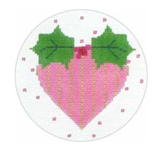 Pink Heart Ornament