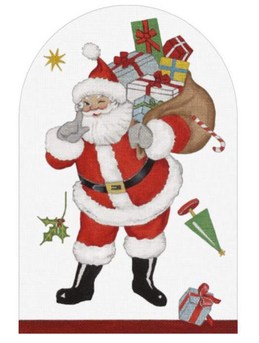 Winking Santa