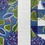 Blue Floral Eyeglass Case