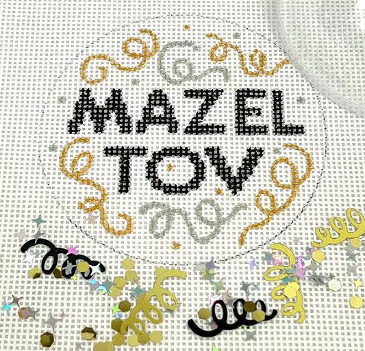 Mazel Tov - Black Lettering